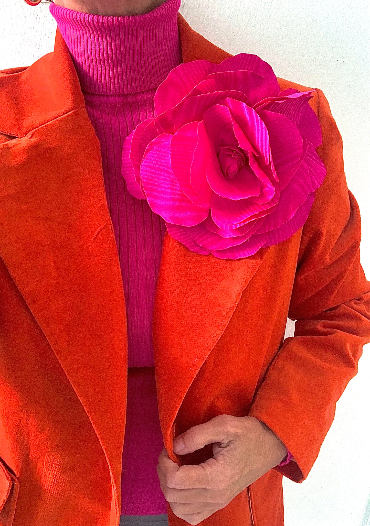 Brooch | Taffetas Fuchsia Large