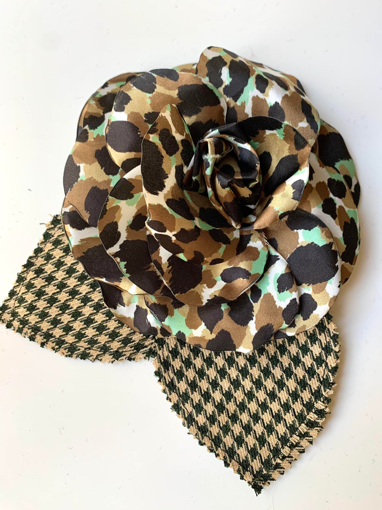 Flower Brooch | Silk Multicolour Large