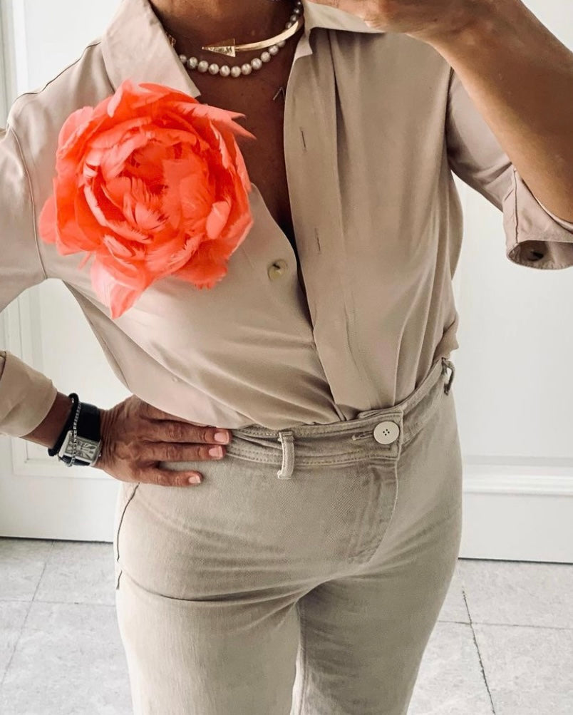 Feather Peony | Apricot