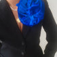 Brooch | Velvet Royal Blue Large