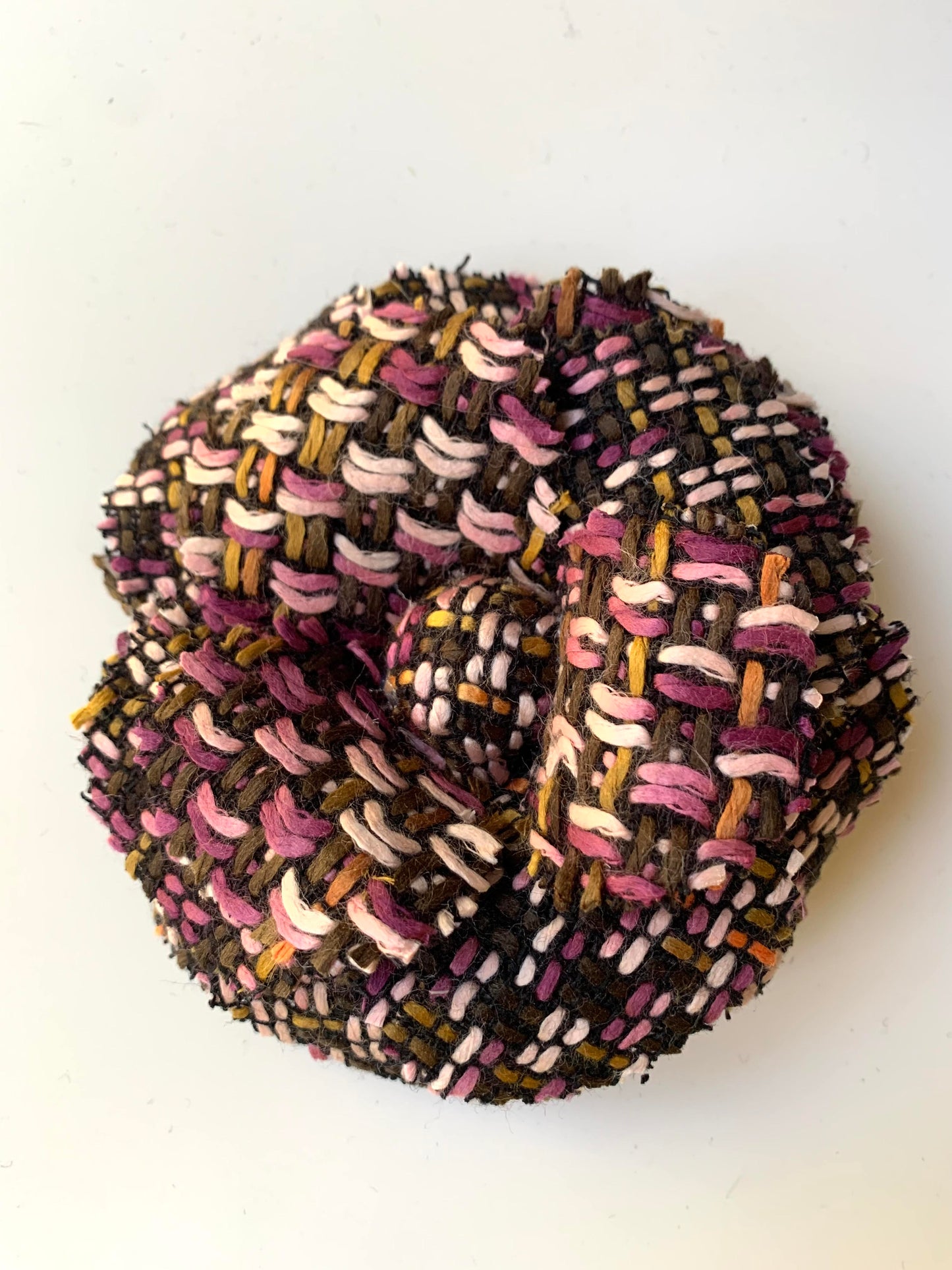 Flower Brooch | Tweed Multicolour Small