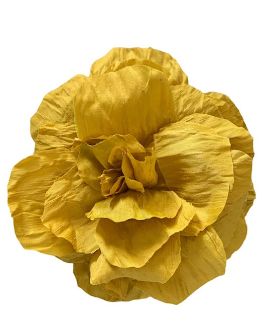 Brooch | Silk Dusty Yellow Large