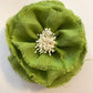 Brooch | Linen Lime Large