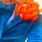 Feather Peony | Orange