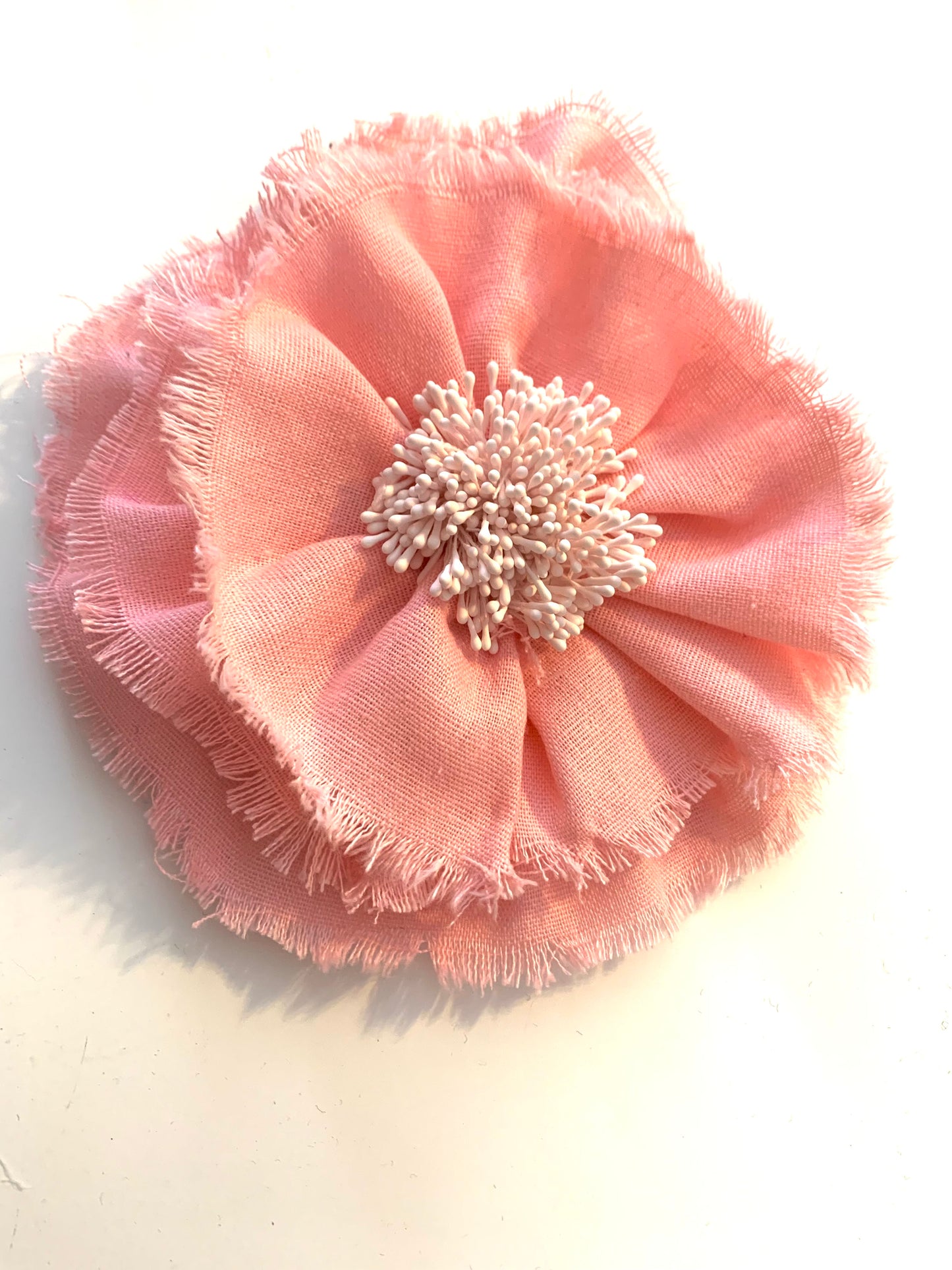 Brooch | Linen Pink Large