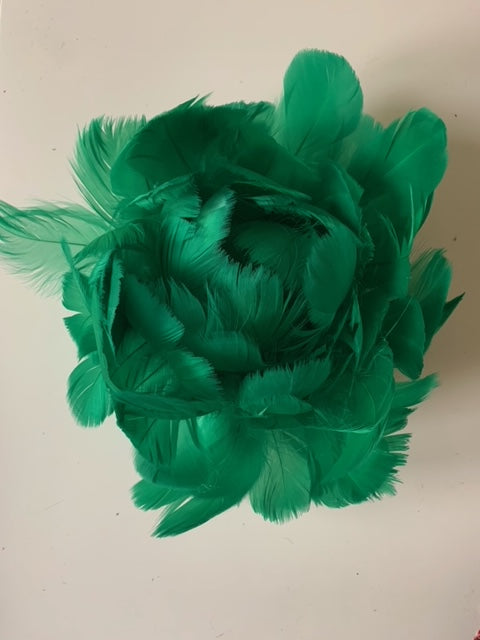 Feather Peony | Grass Green