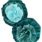 Brooch | Cotton-Silk 3 Shades of Green Large