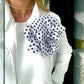 Brooch | Cotton Polka Dot Bicolour Large